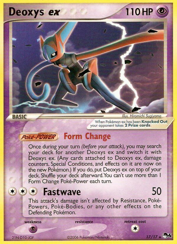 Deoxys ex - 17/17 - EN Deoxys ex - 17/17 - EN