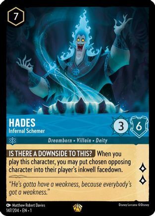 Hades - Infernal Schemer - 147/204 - EN Hades - Infernal Schemer - 147/204 - EN