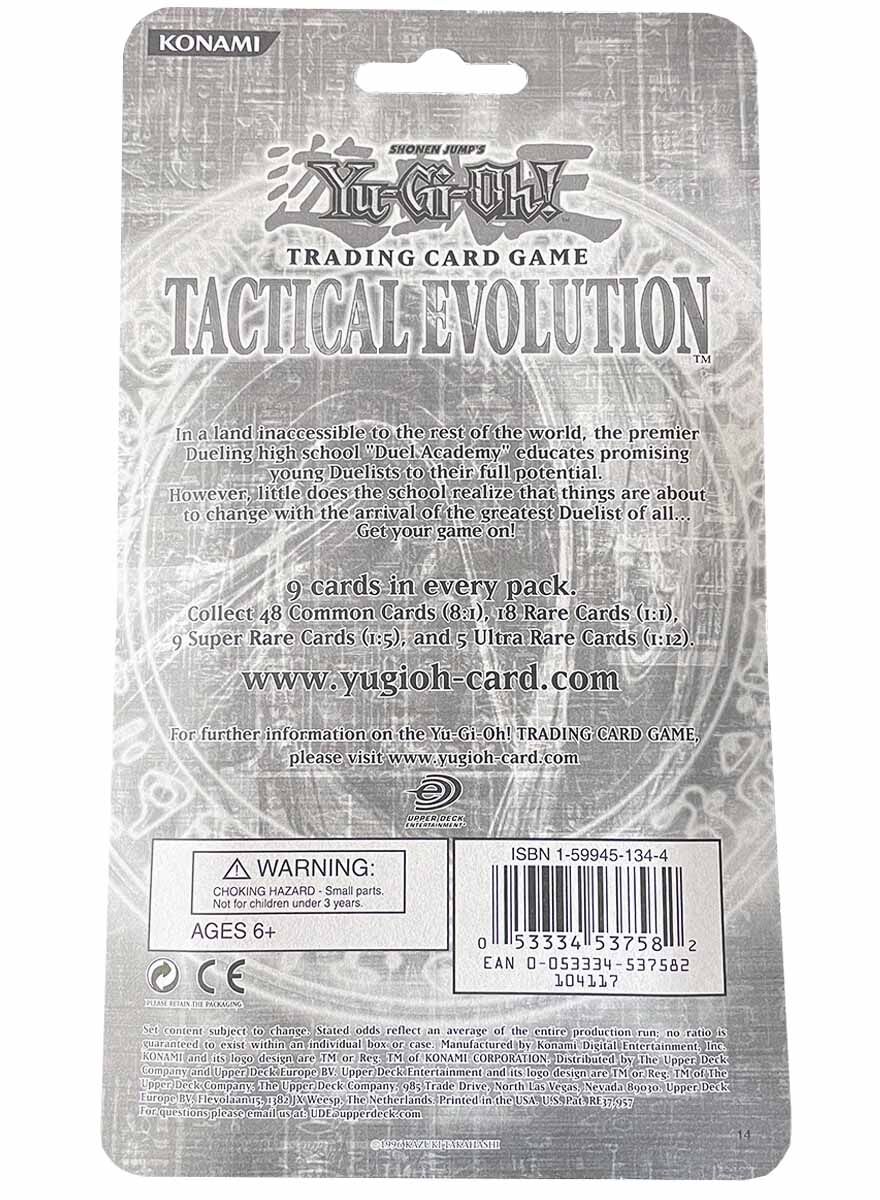 Tactical Evolution Booster Blister 1st Edition (Sealed) - Yu-Gi-Oh! - EN