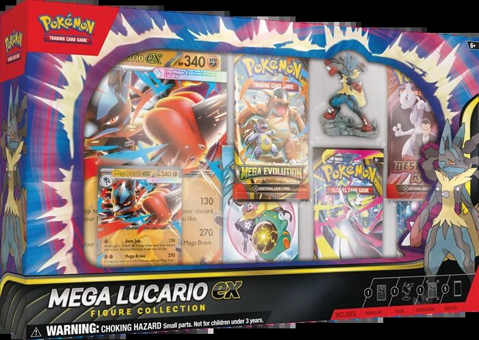 Pokémon TCG: Mega Lucario ex Figure Collection - EN Pokémon TCG: Mega Lucario ex Figure Collection - EN