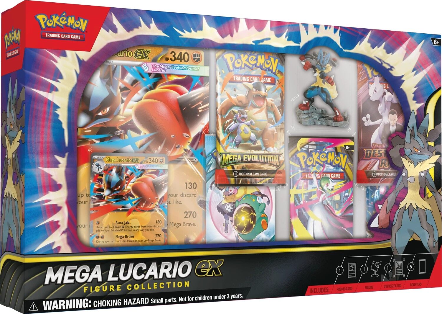 Pokémon TCG: Mega Lucario ex Figure Collection - EN