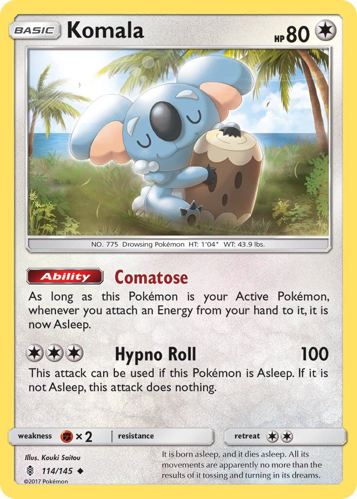 komala-114-145-pokemon-tcg-lightly-played-enplayed-en-16999 Komala - 114/145 - Pokémon TCG - Lightly Played - EN