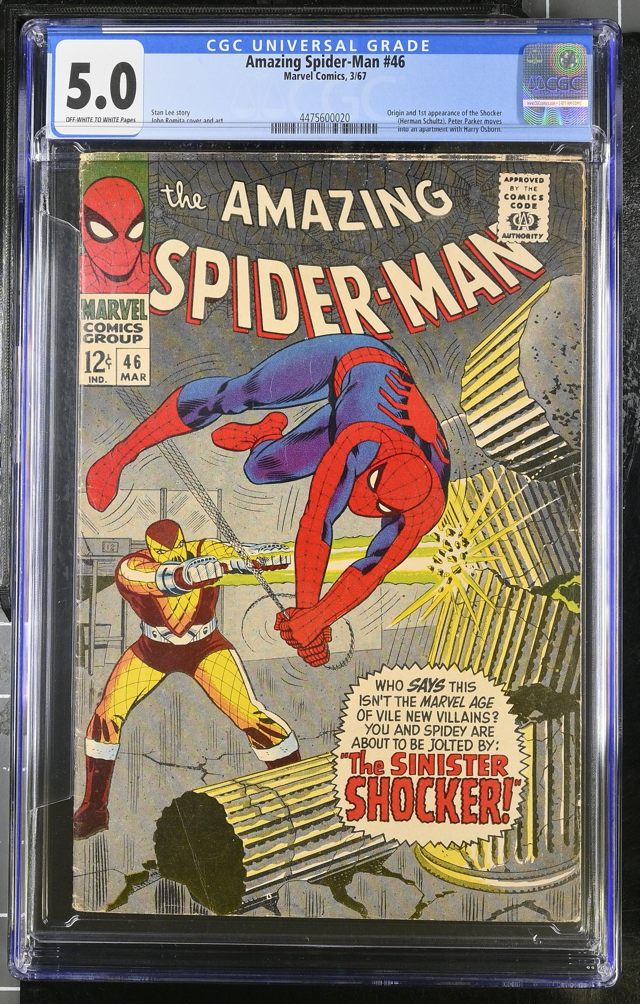 Amazing Spider-Man #46 CGC 5.0 Amazing Spider-Man #46 CGC 5.0