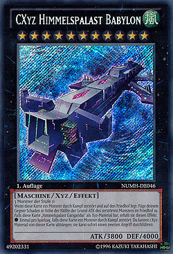 CXyz Himmelspalast Babylon - Yu-Gi-Oh!