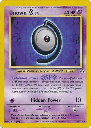 Unown D - 47/75 - Unlimited - EN