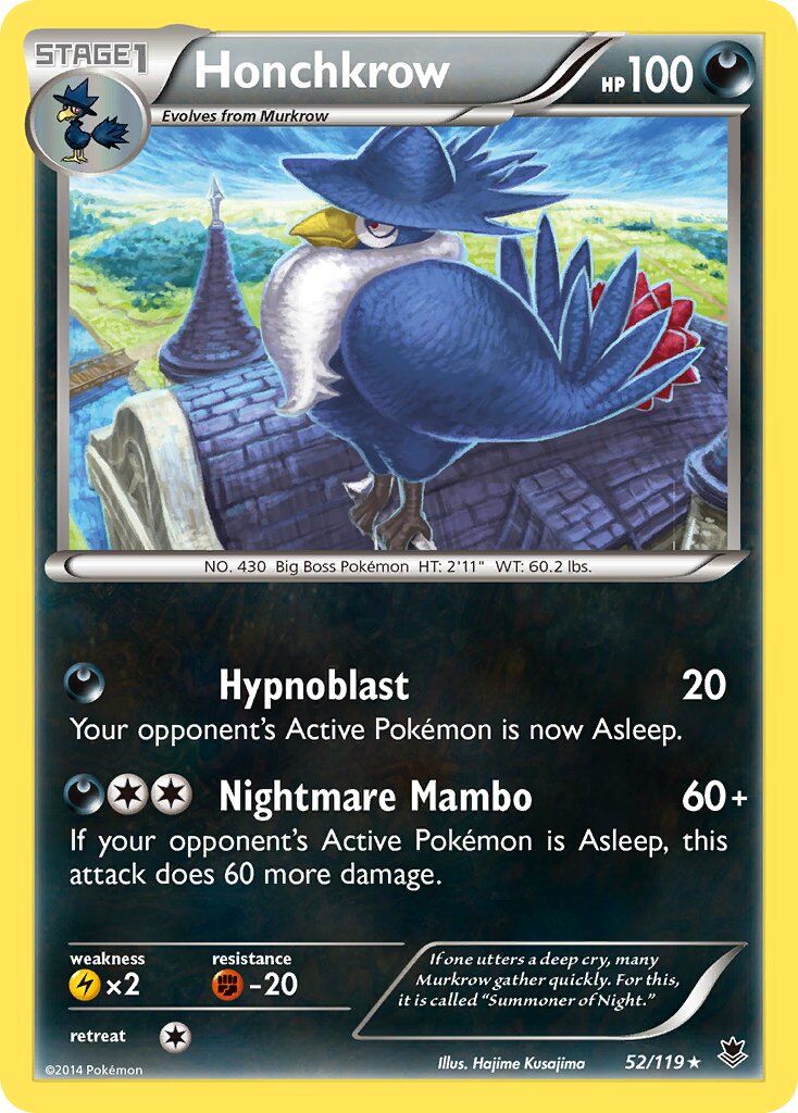 Honchkrow - 52/119 - EN Honchkrow - 52/119 - EN