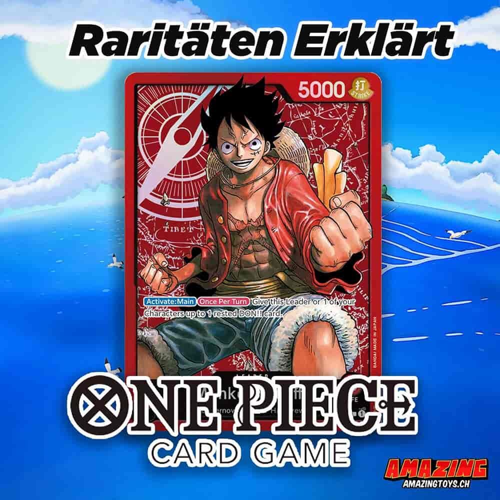 One Piece Raritäten: Alle Seltenheitsstufen erklärt One Piece TCG Karten und Raritäten im Überblick