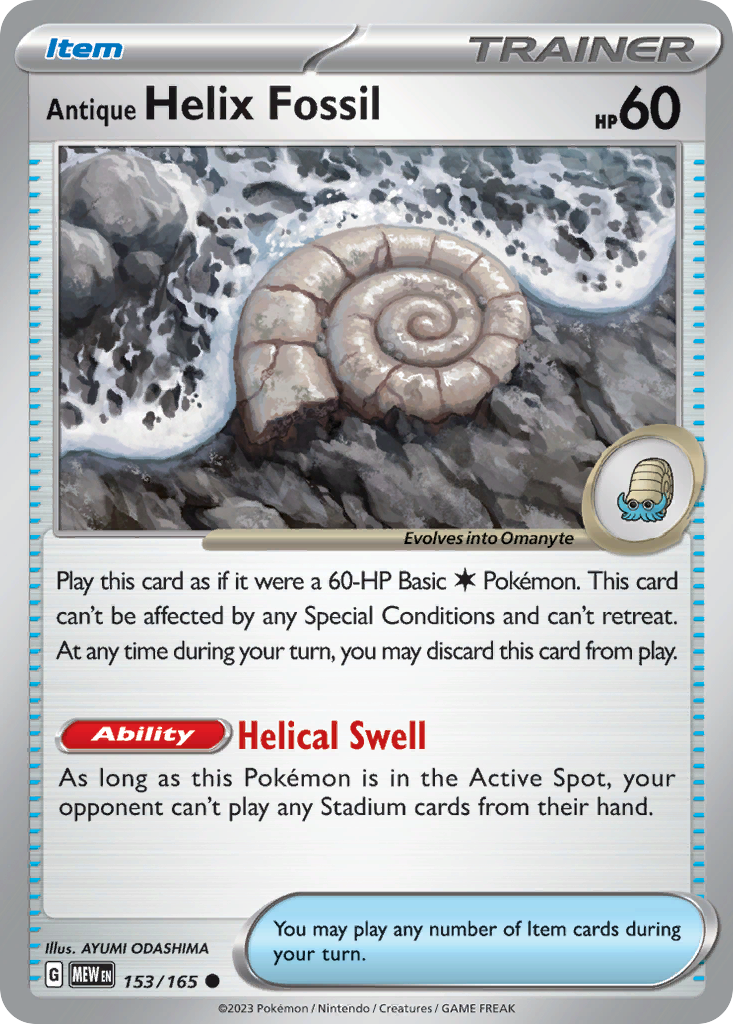 Antique Helix Fossil - 153/207 - EN