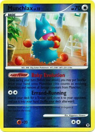 Munchlax - 70/111 - Reverse Holo - EN Munchlax - 70/111 - Reverse Holo - EN