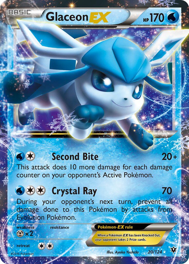 Glaceon-EX - 20/124 - EN Glaceon-EX - 20/124 - EN