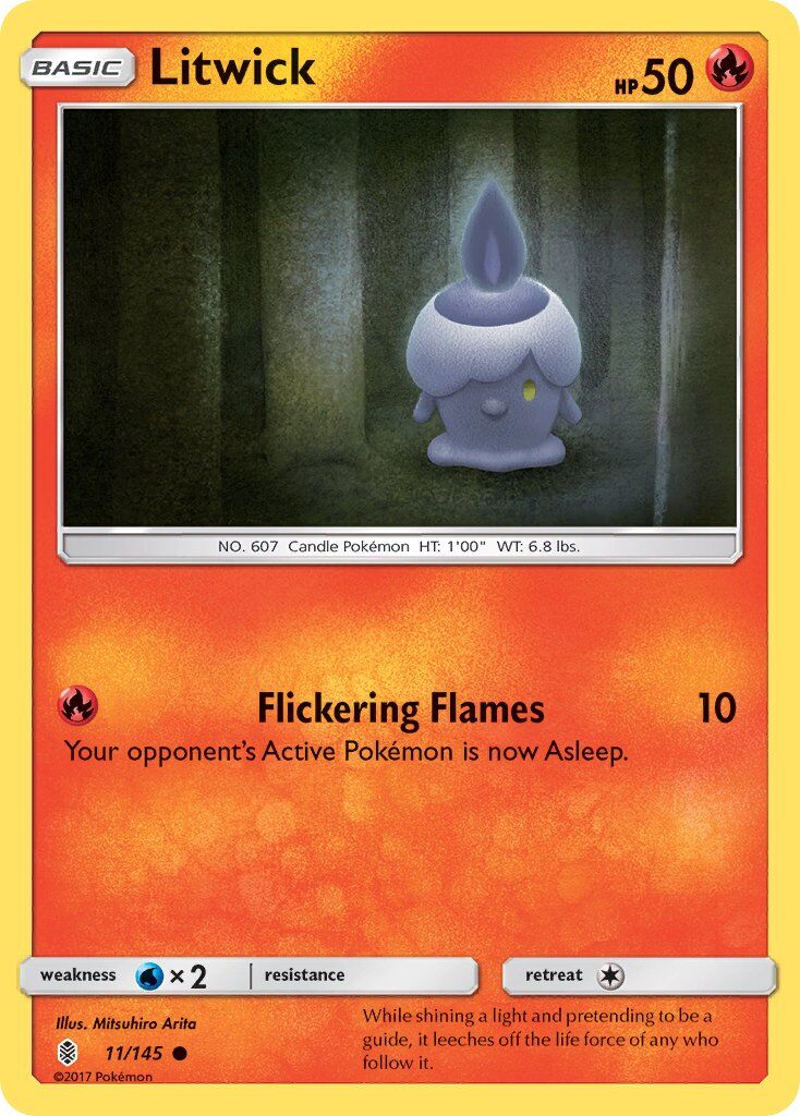 Litwick - 11/145 - Pokémon TCG - Lightly Played - EN