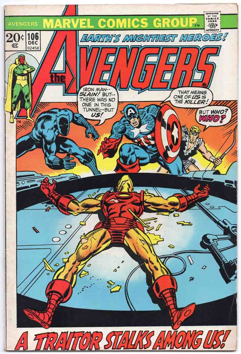 Avengers #106