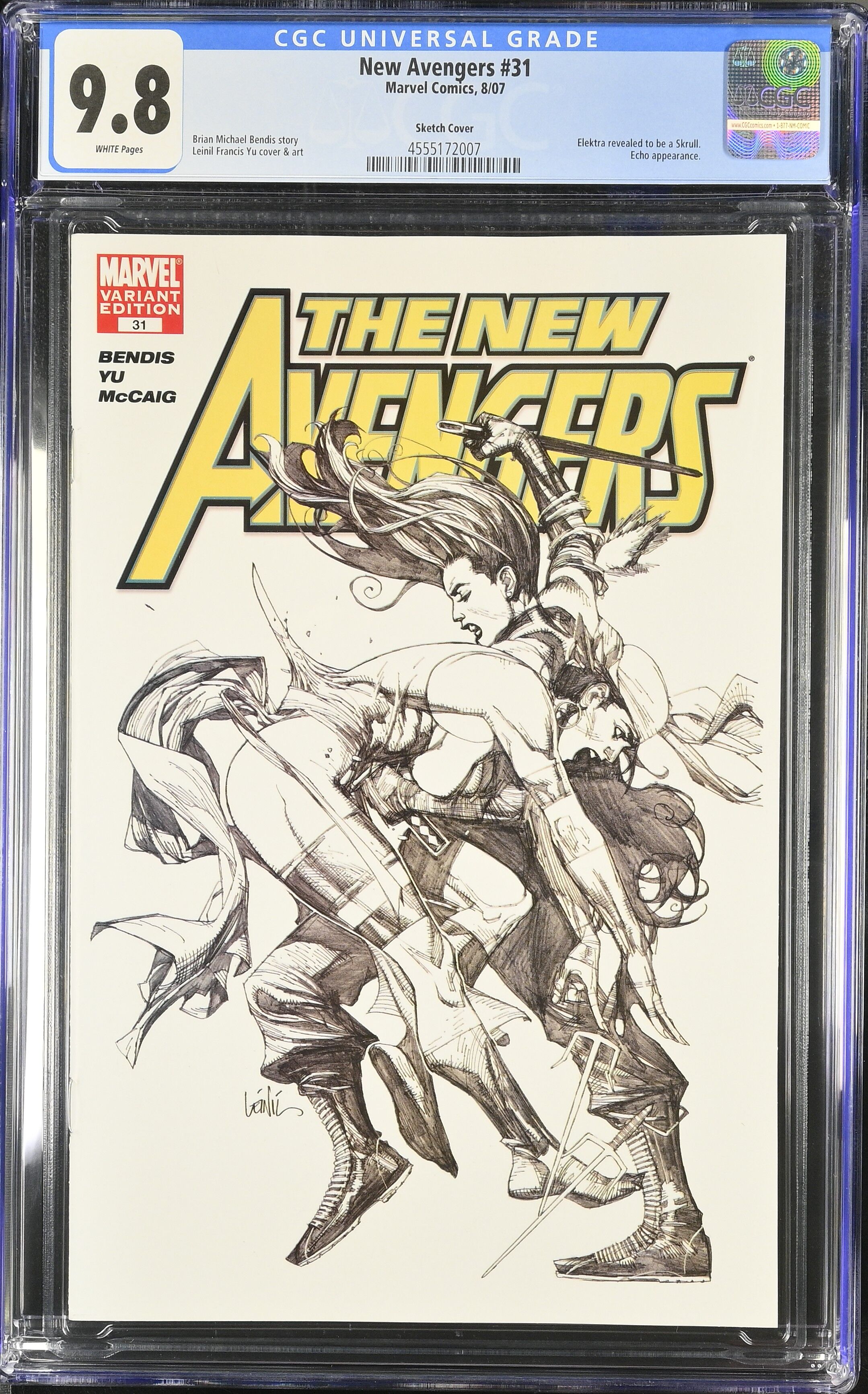 New Avengers #31 CGC 9.8 Top Pop! New Avengers #31 CGC 9.8 Top Pop!