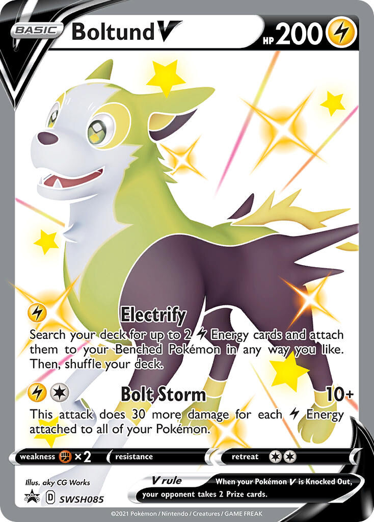 Boltund V - SWSH085 - Pokémon TCG - Near Mint - EN