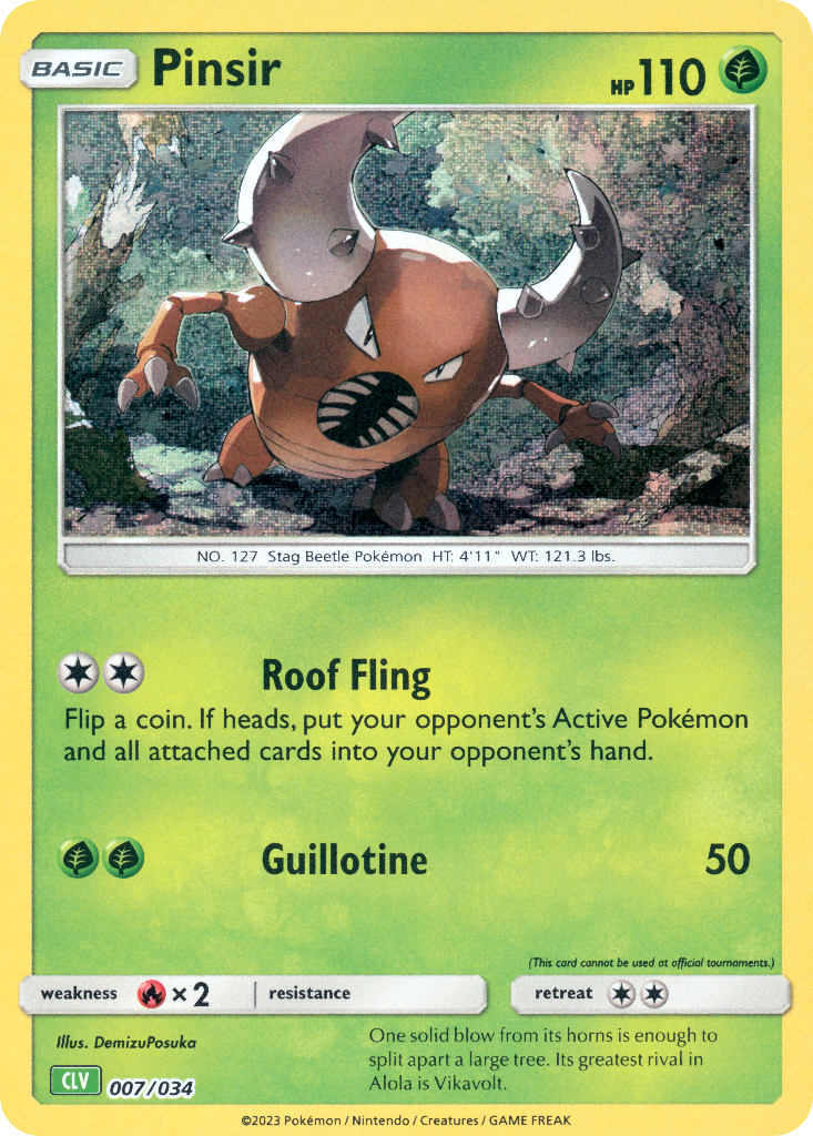 Pinsir - 007/34 - EN