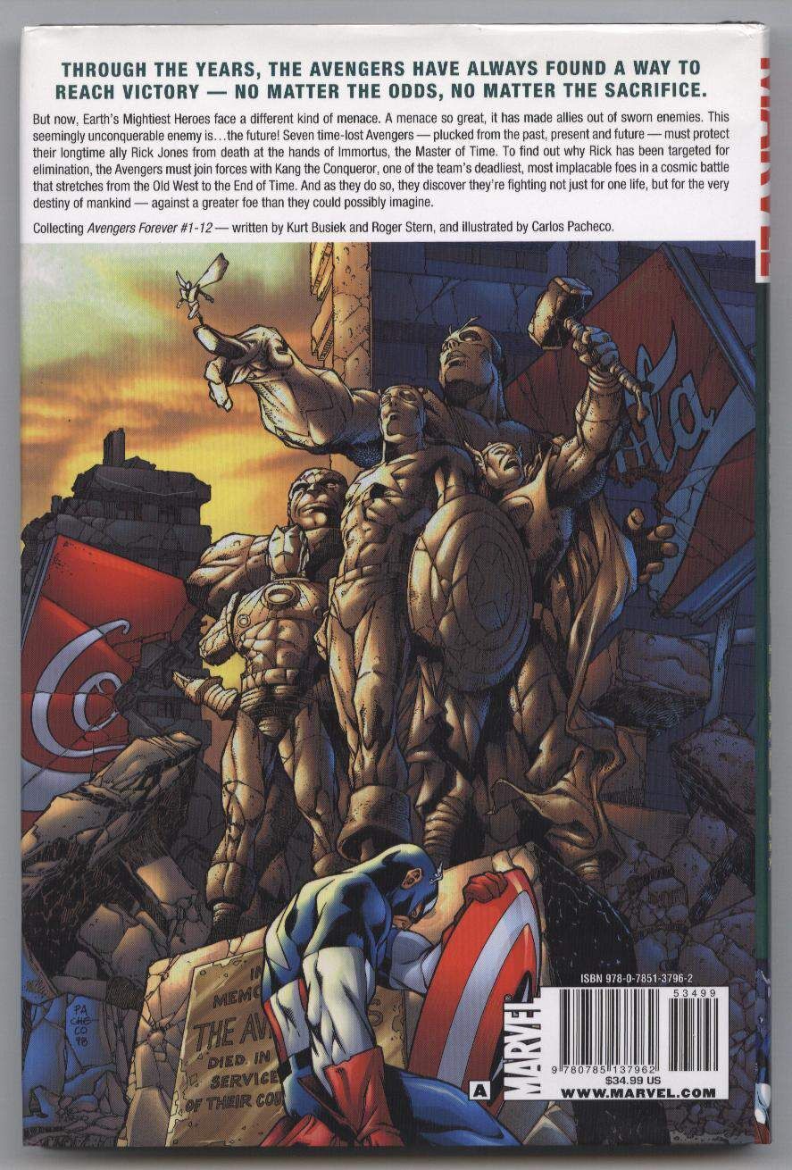 Avengers Forever Graphic Novel Hardcover