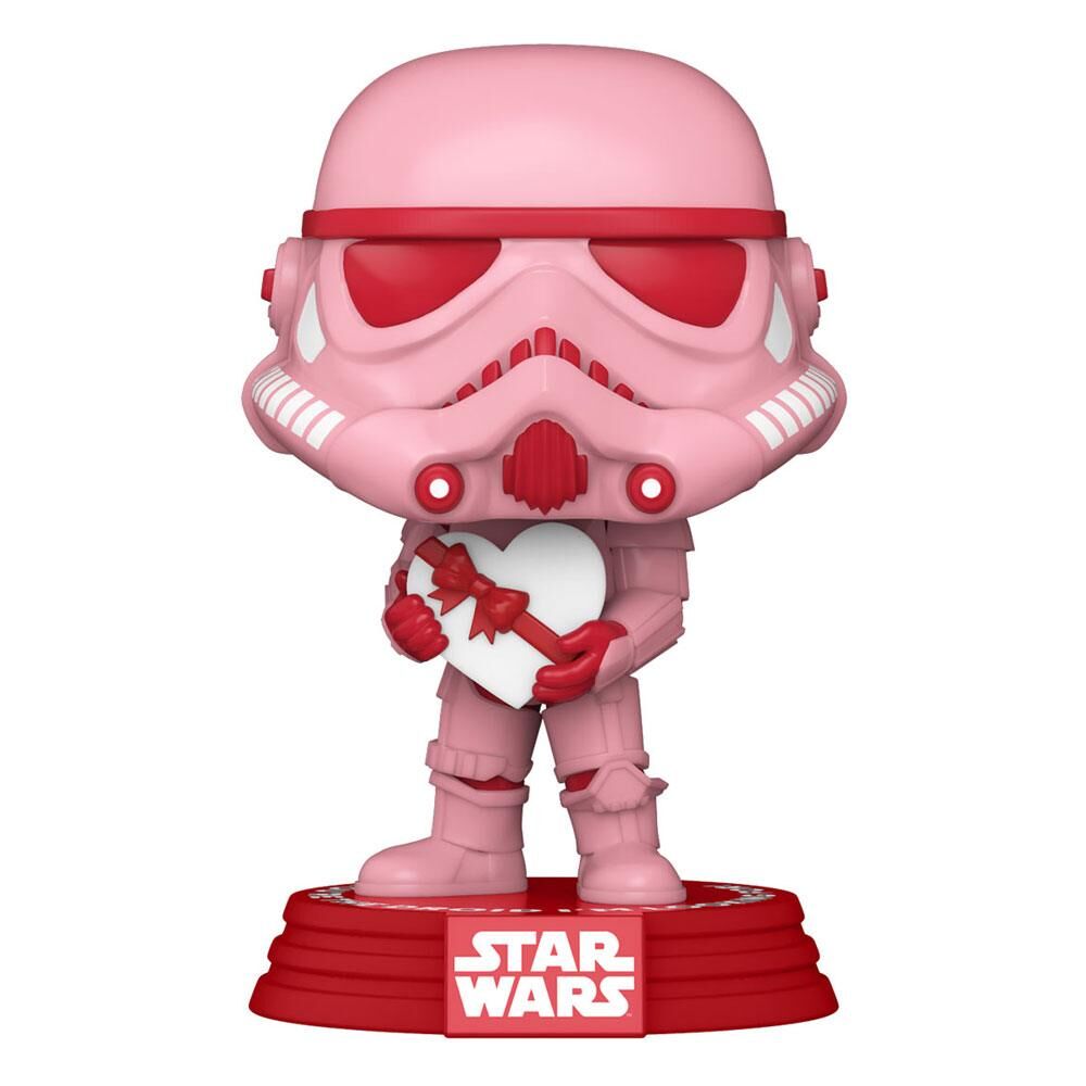Star Wars Valentines POP! Star Wars Vinyl Figur Stormtrooper w/Heart 9 cm Star Wars Valentines POP! Star Wars Vinyl Figur Stormtrooper w/Heart 9 cm