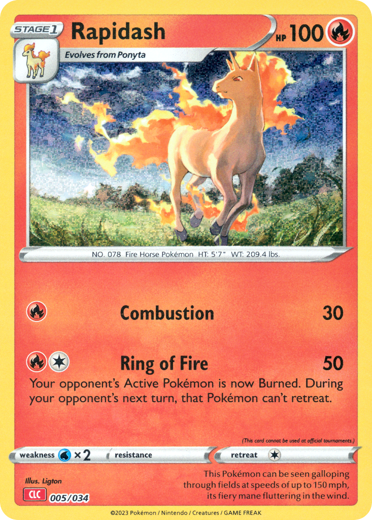 Rapidash - 005/34 - EN Rapidash - 005/34 - EN