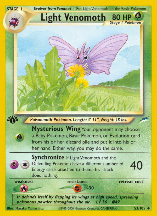 Light Venomoth - 53/113 - 1st Edition - EN