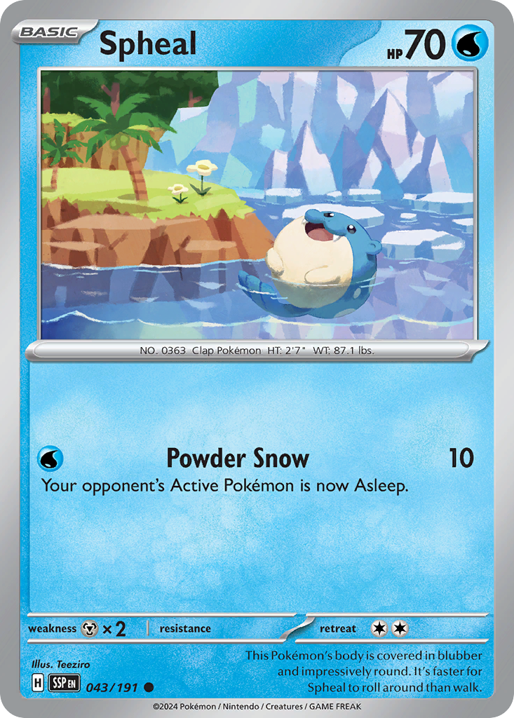 Spheal - 043/191 - EN Spheal - 043/191 - EN
