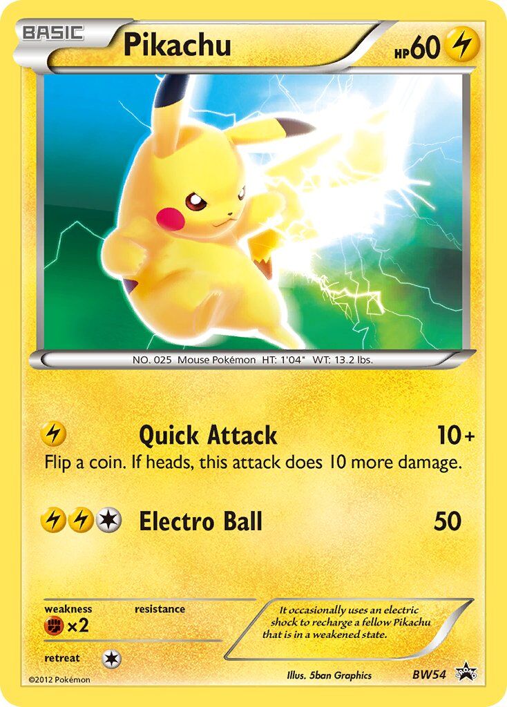 Pikachu - BW54/BW54 - EN Pikachu - BW54/BW54 - EN