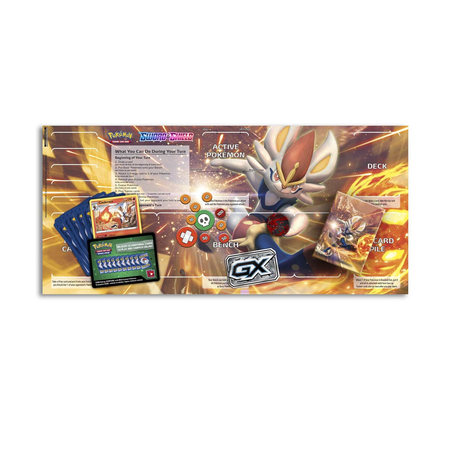 Pokémon Sword & Shield Cinderace Theme Deck - EN