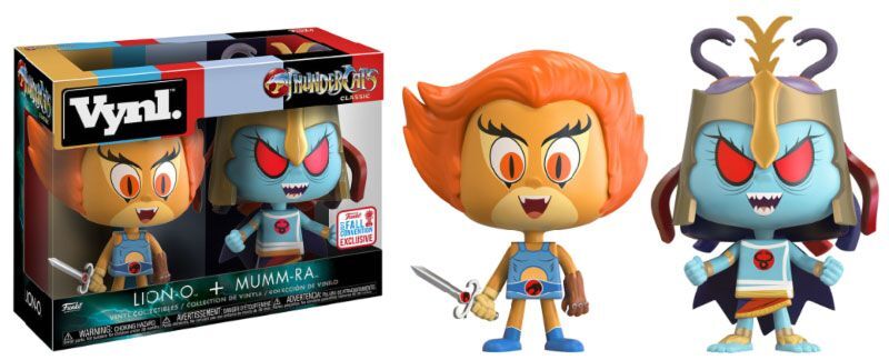 ThunderCats VYNL Vinyl Figuren Doppelpack Lion-O & Mumm-Ra 2017 Fall Convention Exclusive ThunderCats VYNL Vinyl Figuren Doppelpack Lion-O & Mumm-Ra 2017 Fall Convention Exclusive