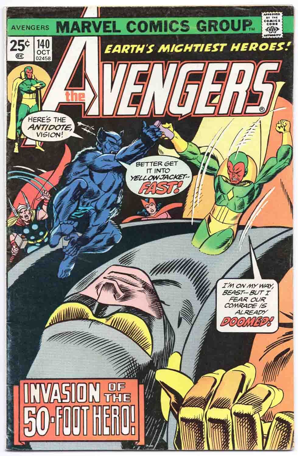 Avengers #140