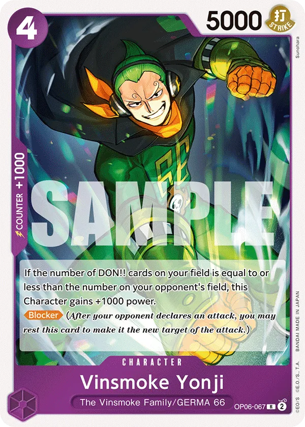 Vinsmoke Yonji - OP06-067