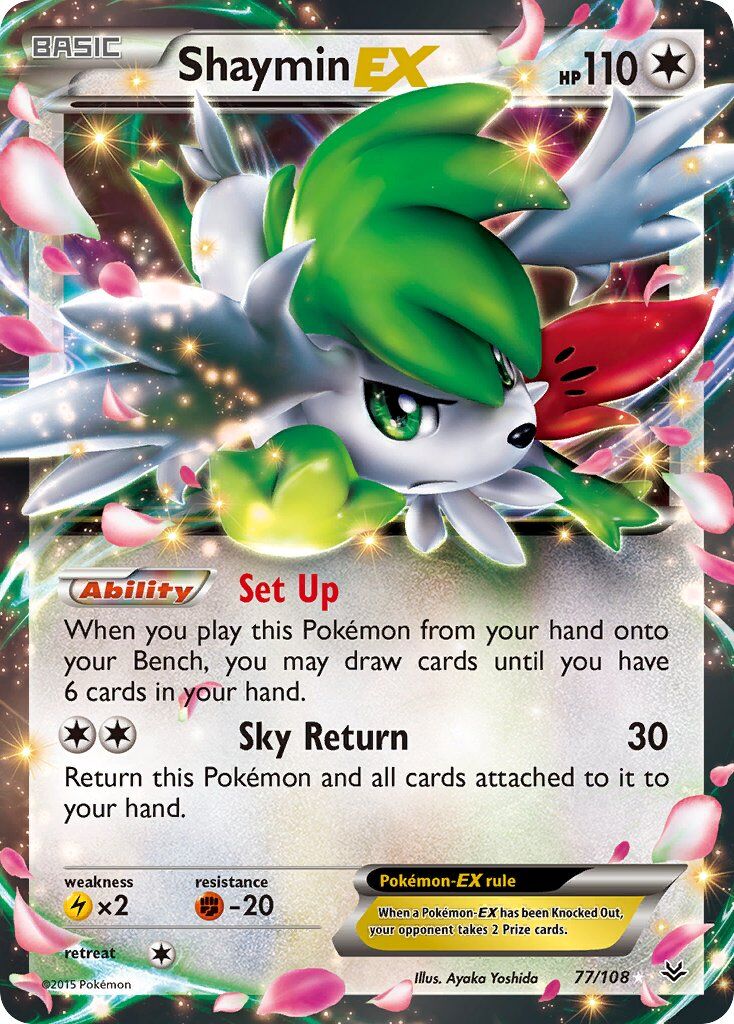 Shaymin-EX - 77/108 - EN Shaymin-EX - 77/108 - EN