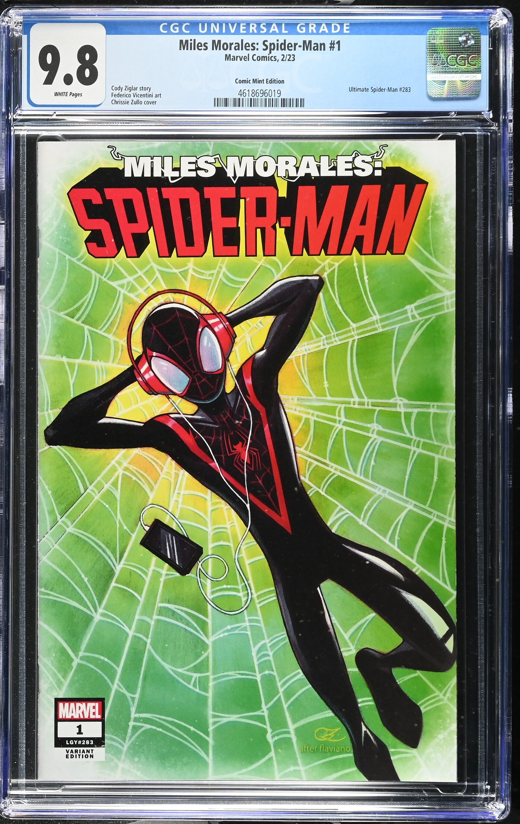Miles Morales: Spider-Man Issue 1 - CGC 9.8 Miles Morales: Spider-Man Issue 1 - CGC 9.8