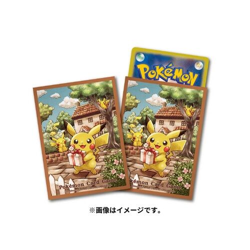 Pokemon Sleeves / Hüllen - Pikachu`s gift