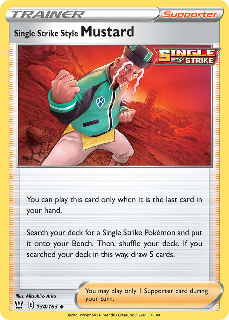 Single Strike Style Mustard - 134/163 - EN Single Strike Style Mustard - 134/163 - EN