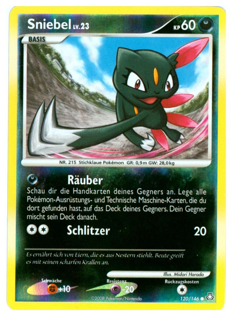 Sniebel - 120/146 - Pokémon TCG - Near Mint - DE