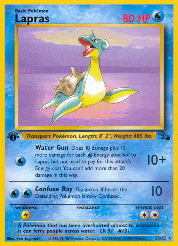 Lapras - 25/62 - Unlimited - EN