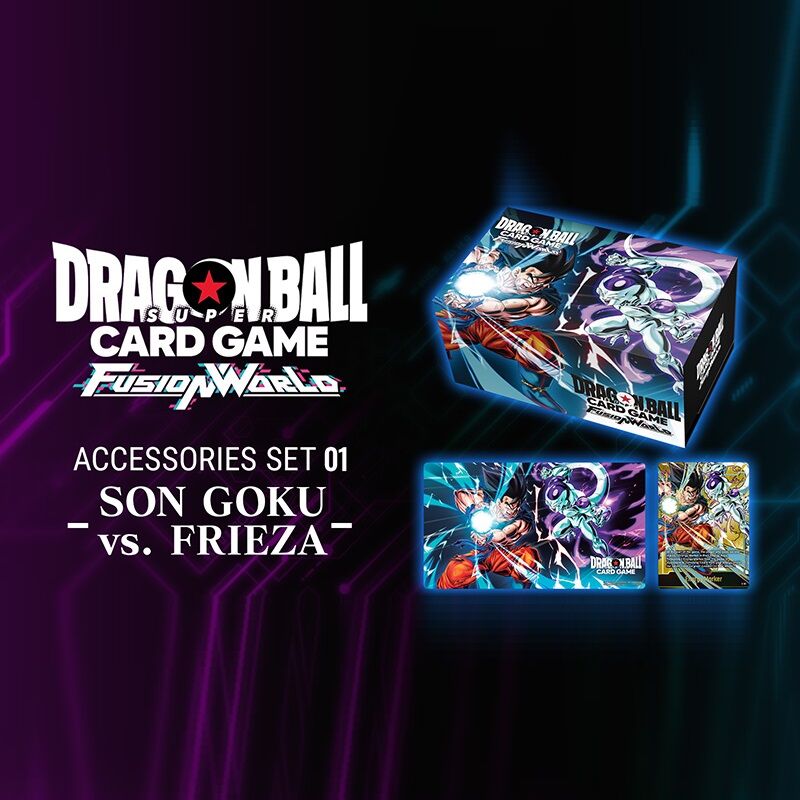 Fusion World Accessories Set 01 - Son Goku vs. Frieza - Dragonball Super Card Game 