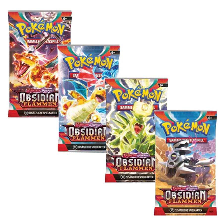 Pokémon TCG: Karmesin & Purpur - Obsidian Flammen Booster Pack - Zufallsauswahl - DE Pokémon TCG: Karmesin & Purpur - Obsidian Flammen Booster Pack - Zufallsauswahl - DE