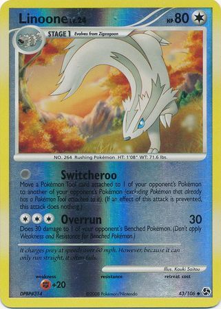 Linoone - 43/106 - Reverse Holo - EN