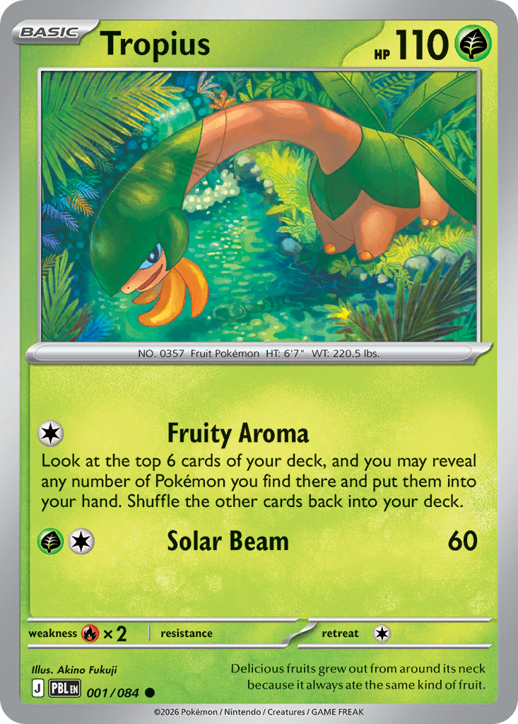 Tropius - 001/084 - EN Tropius - 001/084 - EN