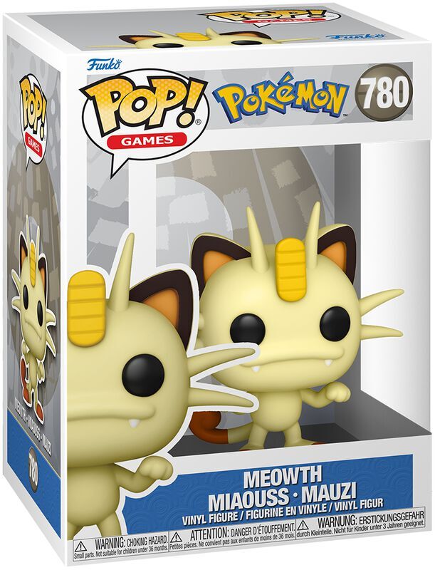 Pokémon Meowth Funko POP 780 Pokémon Meowth Funko POP 780