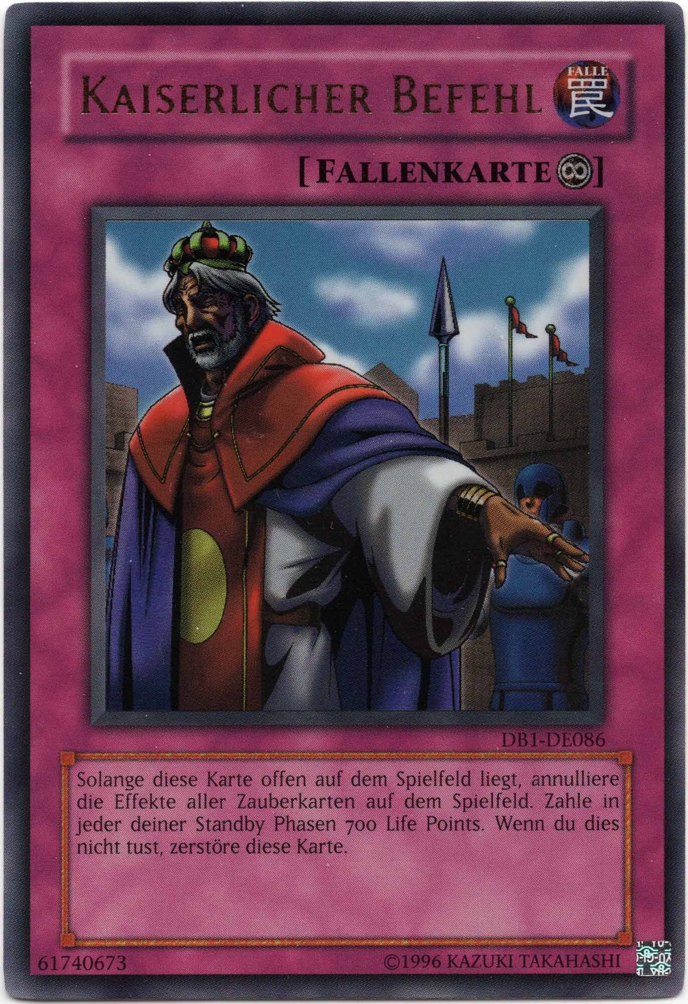 kaiserlicher-befehl-db1-de086-ultra-rare-moderately-played Kaiserlicher Befehl - DB1-DE086 - Ultra Rare (Moderately Played)