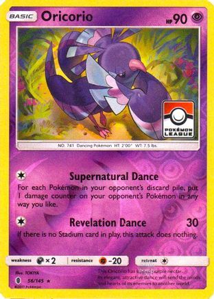 oricorio-56-145-pokemon-tcg-league-promo-near-mint Oricorio - 56/145 - Pokémon TCG - League Promo - Near Mint