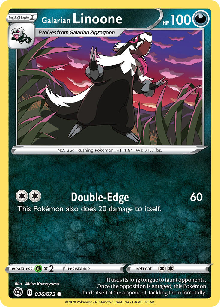 Galarian Linoone - 036/80 - EN