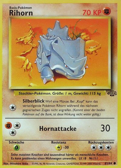 Rihorn 061/064 - Pokémon TCG