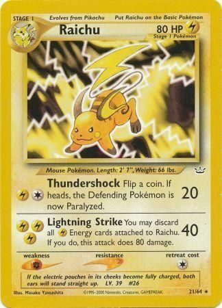 Raichu - 21/66 - Unlimited - EN