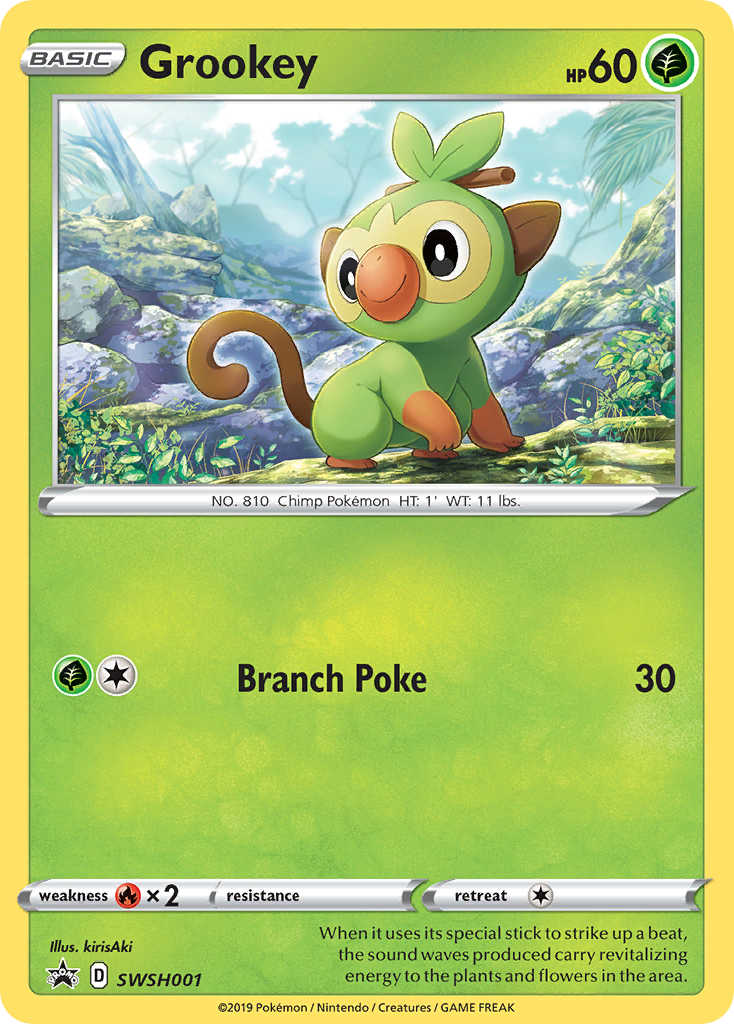Grookey - SWSH001/306 - EN Grookey - SWSH001/306 - EN