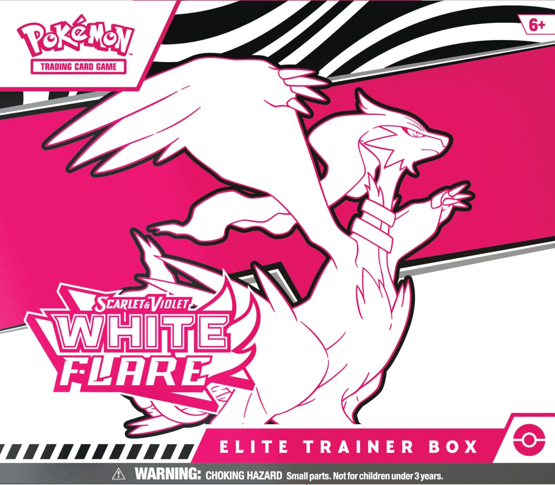 Pokémon TCG: Scarlet & Violet SV10.5 - White Flare Reshiram Elite Trainer Box - EN