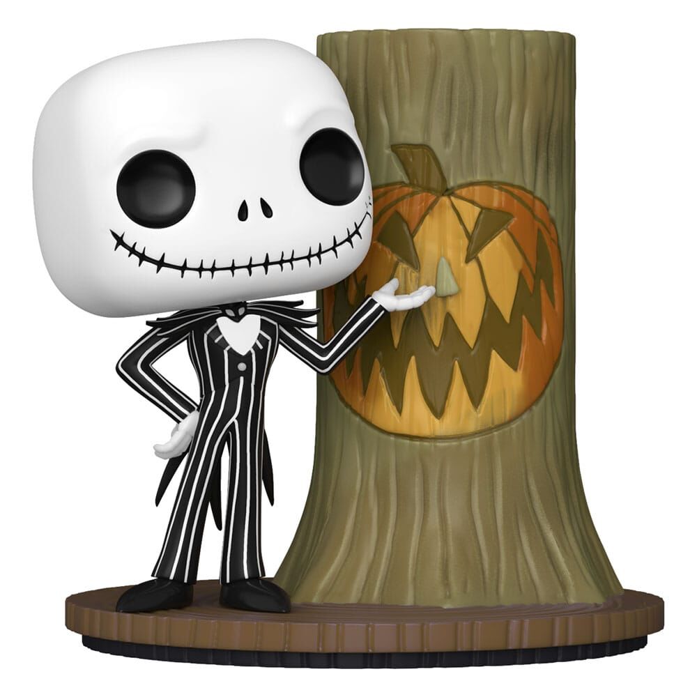 Nightmare before Christmas 30th POP! Deluxe Vinyl Figur Jack w/H.Town Door 9 cm Nightmare before Christmas 30th POP! Deluxe Vinyl Figur Jack w/H.Town Door 9 cm