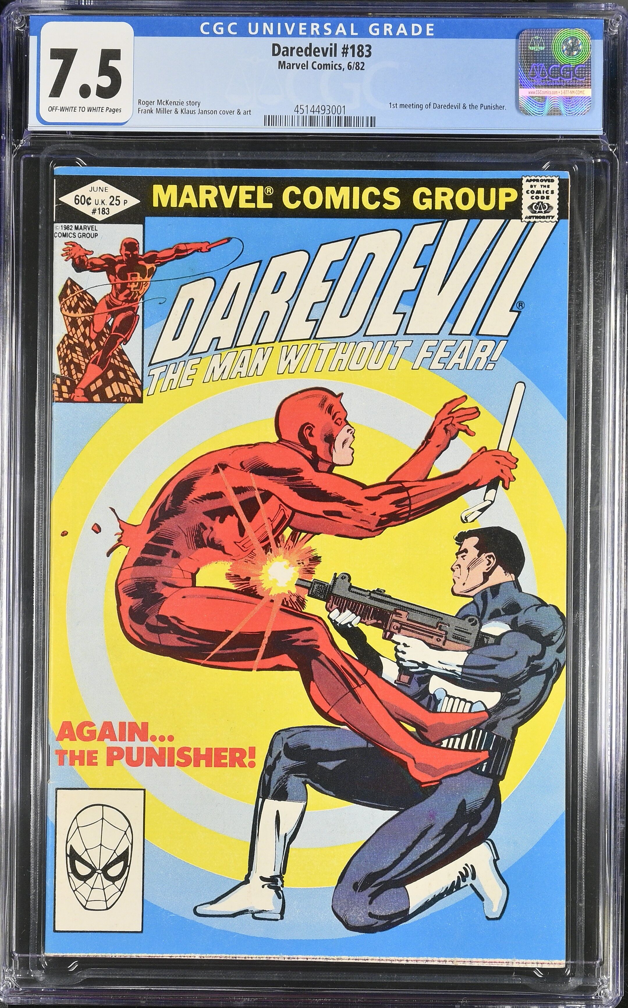 Daredevil #183 CGC 7.5 Daredevil #183 CGC 7.5