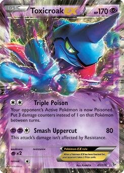 toxicroak-ex-41-106-pok-mon-tcg Toxicroak EX 41/106 - Pokémon TCG